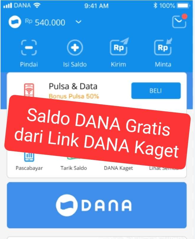 BURUAN! Ini Link DANA Kaget Hari Ini, Berpeluang Dapat Saldo Rp 100 Ribu