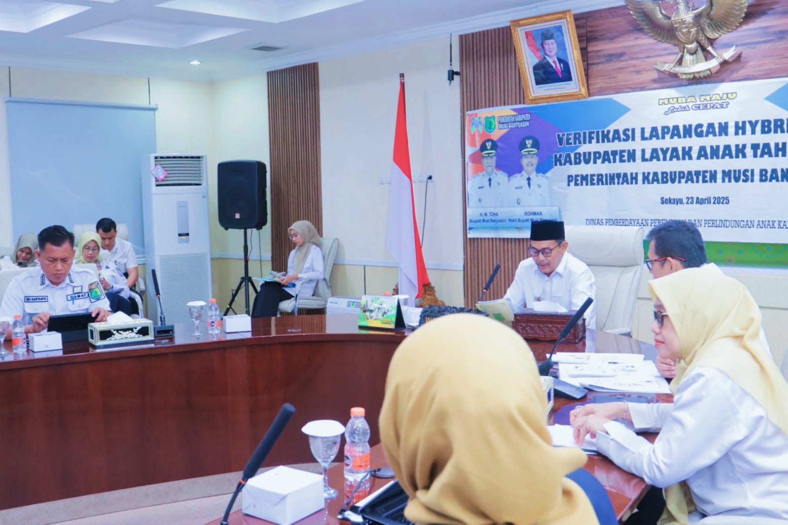 Verifikasi Lapangan Kabupaten Layak Anak 2025 Dimulai, Muba Optimis Naik Predikat