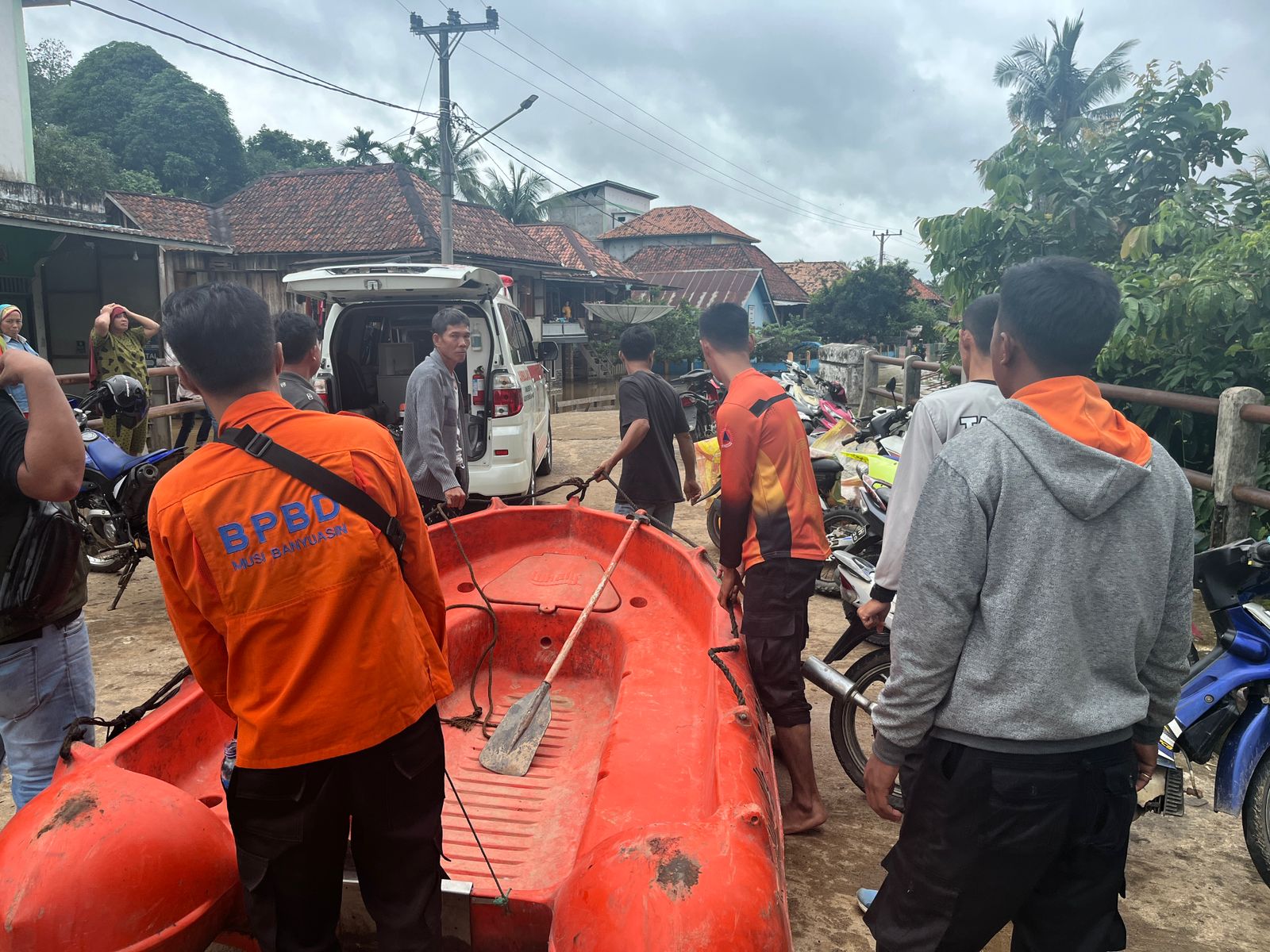 Banjir Surut, Pemkab Muba Tetap Pantau Potensi Bencana Susulan