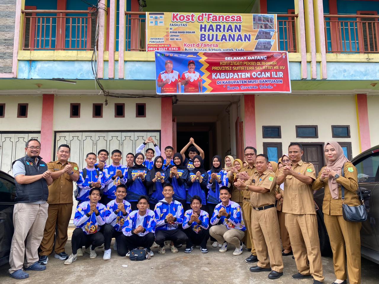 Kontingen Ogan Ilir Disambut Hangat di Bumi Serasan Sekate, Bawa Semangat Persaudaraan di Porprov XV Sumsel