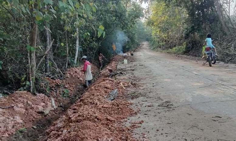 Puluhan Tahun Gunakan Air Sumur Bor, Akhirnya Saat Ini Jaringan PDAM Masuk Ke Desa Rimba Ukur 