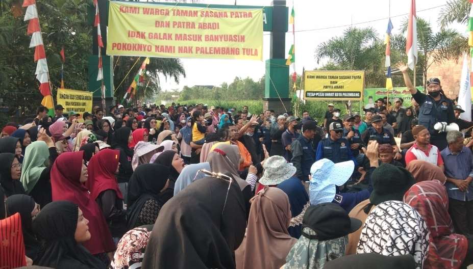 Warga Tegal Binangun Kembali Gelar Aksi Damai, Ini Tanggapan Bupati Banyuasin