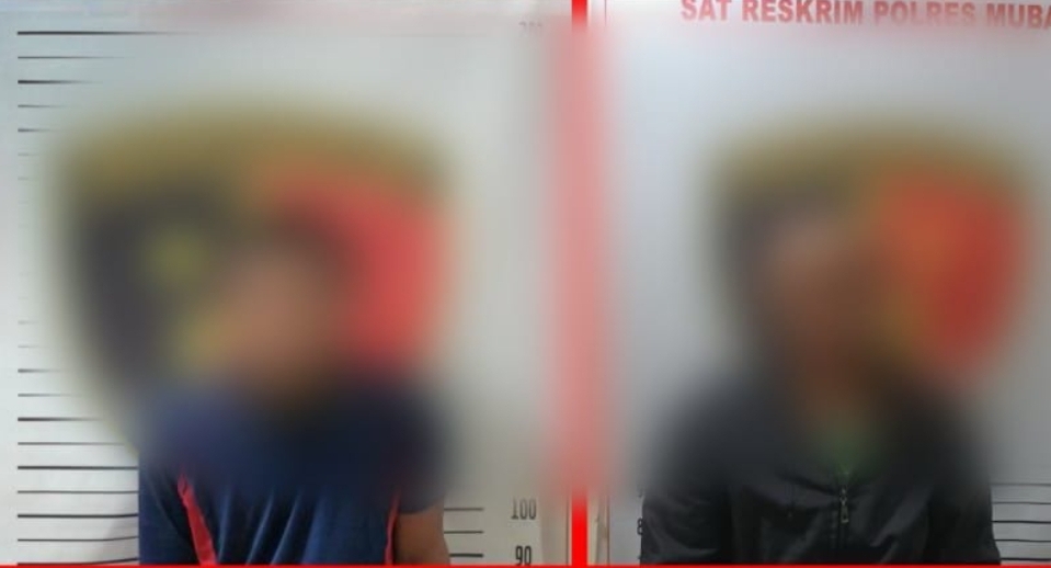 Polres Muba Amankan Dua Tersangka Kasus Persetubuhan Anak di Bawah Umur di Tungkal Jaya