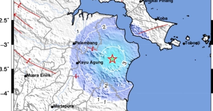 Gempa Singkat Guncang Tulung Selapan OKI, Warga Terbangun dari Tidur