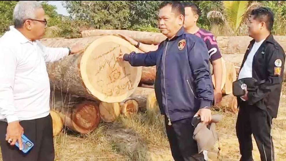 Polda Sumsel Bongkar Aksi Illegall Logging di Desa Macan Sakti Sanga Desa, Ini Jumlah Barang Bukti Diamankan