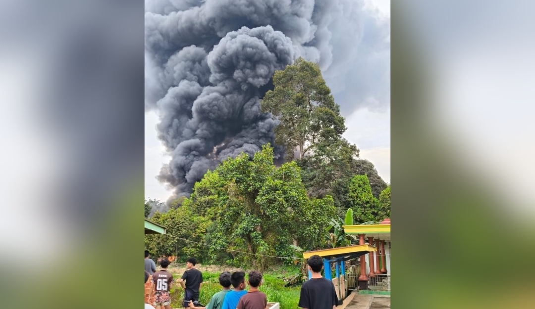 Sumur Minyak Tradisional di Bayung Lencir Terbakar Hebat, 5 Warga Dilarikan ke RS!