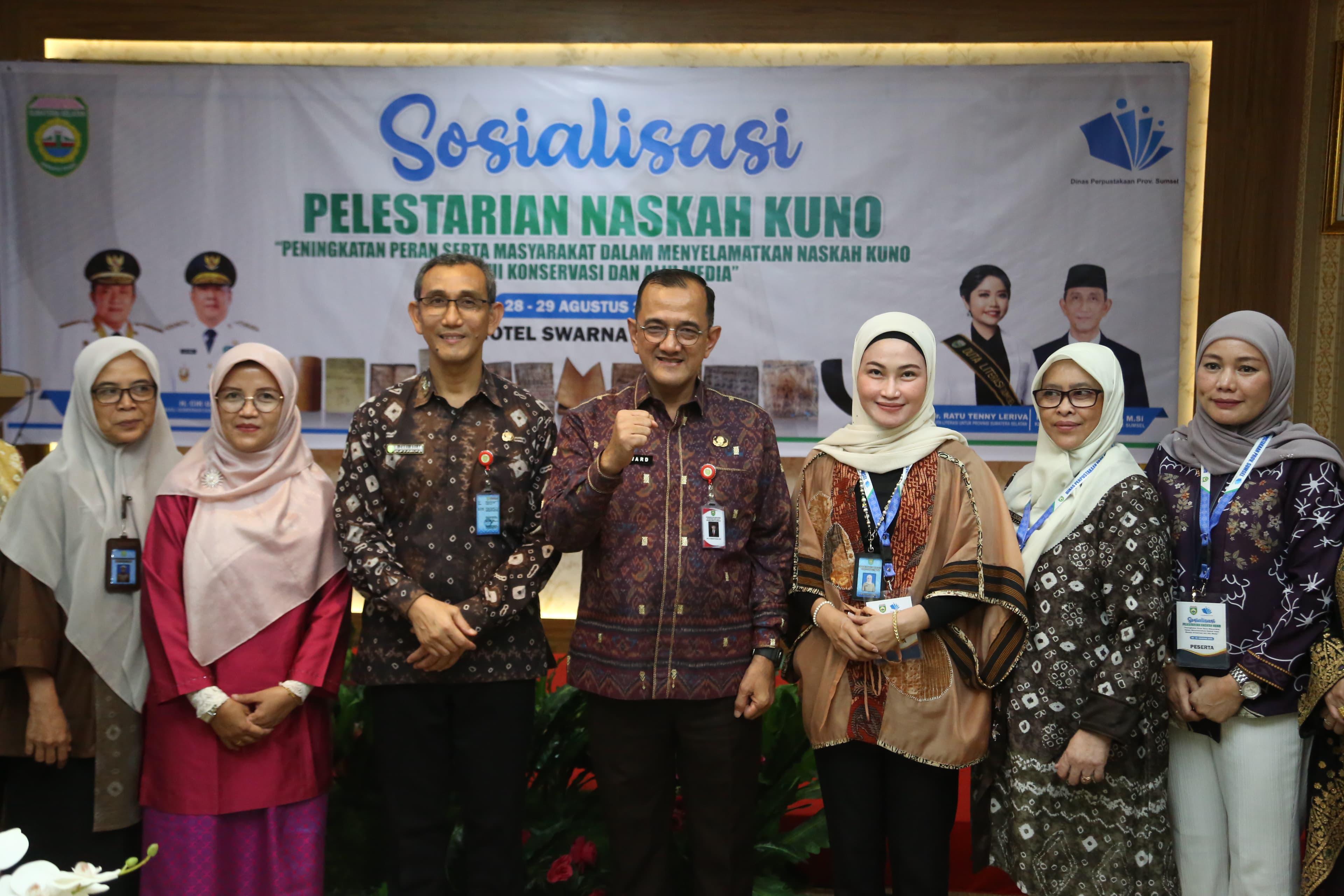 Pemprov Sumsel Dorong Pelestarian Naskah Kuno Lewat Konservasi dan Alih Media