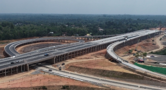 Tol di Pertama di Muba 100 Persen Rampung, Tinggal Menunggu Uji Laik Fungsi