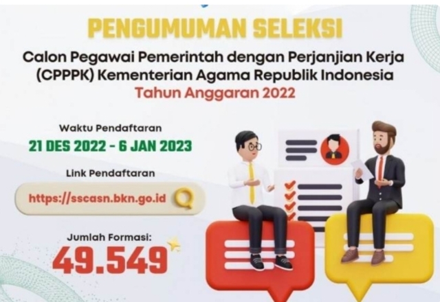 Kemenang Buka Seleksi PPPK, Ini 3 Kriteria Pelamar Yang Lolos