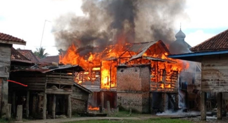 3 Rumah di Kabupaten PALI Ludes Terbakar, Kerugian Capai Ratusan Juta