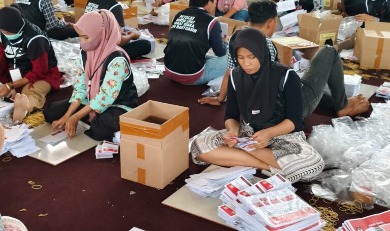 KPU Banyuasin Siapkan 1,2 Juta Surat Suara untuk Pilkada 2024