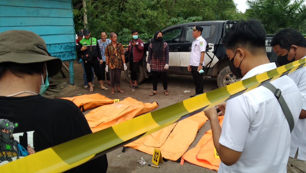 Diduga Sudah Lama Meninggal, 4 Jenazah yang Ditemukan di Desa Lumpatan 1 Kondisinya Sudah Bau Tak Sedap