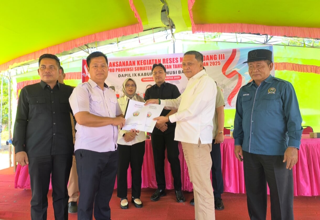 Reses DPRD Sumsel Dapil IX di SMA N 1 Sanga Desa, Anggota Dewan Serap Aspirasi Pihak Sekolah dan Siswa