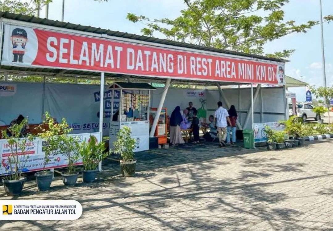 Ada Kantin Kejujuran di Rest Area Mini Tol Palembang Indalaya, Disini Lokasinya