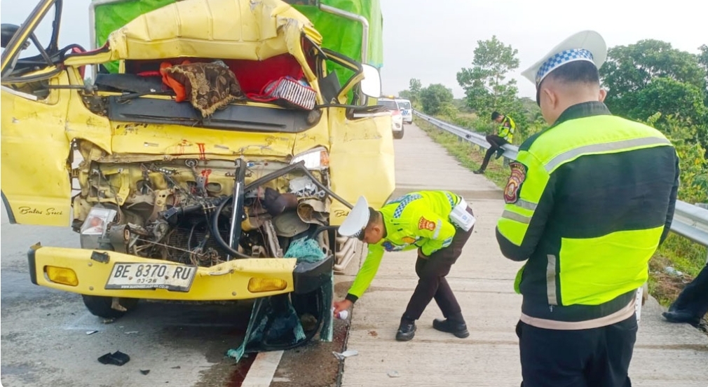 Kecelakaan di Tol Terpeka, Satu Orang Dikabarkan Meninggal