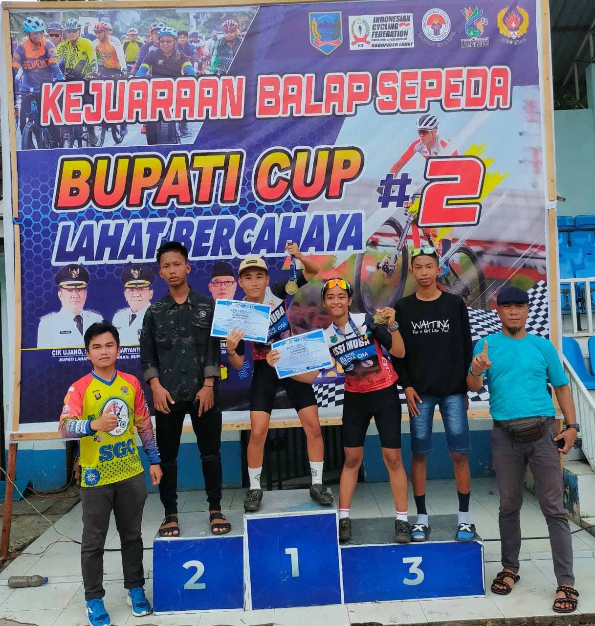 Atlet Balap Sepeda Muba Raih Juara 1 Women Open XCC, Event Bupati Cup Lahat Bercahaya 2022