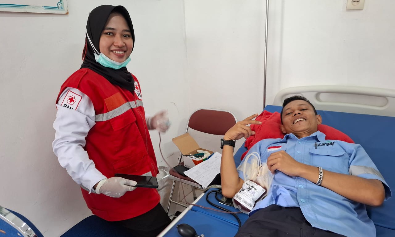 Peringati Bulan K3, Karyawan Hindoli Berpartisipasi Dalam Aksi Donor Darah   