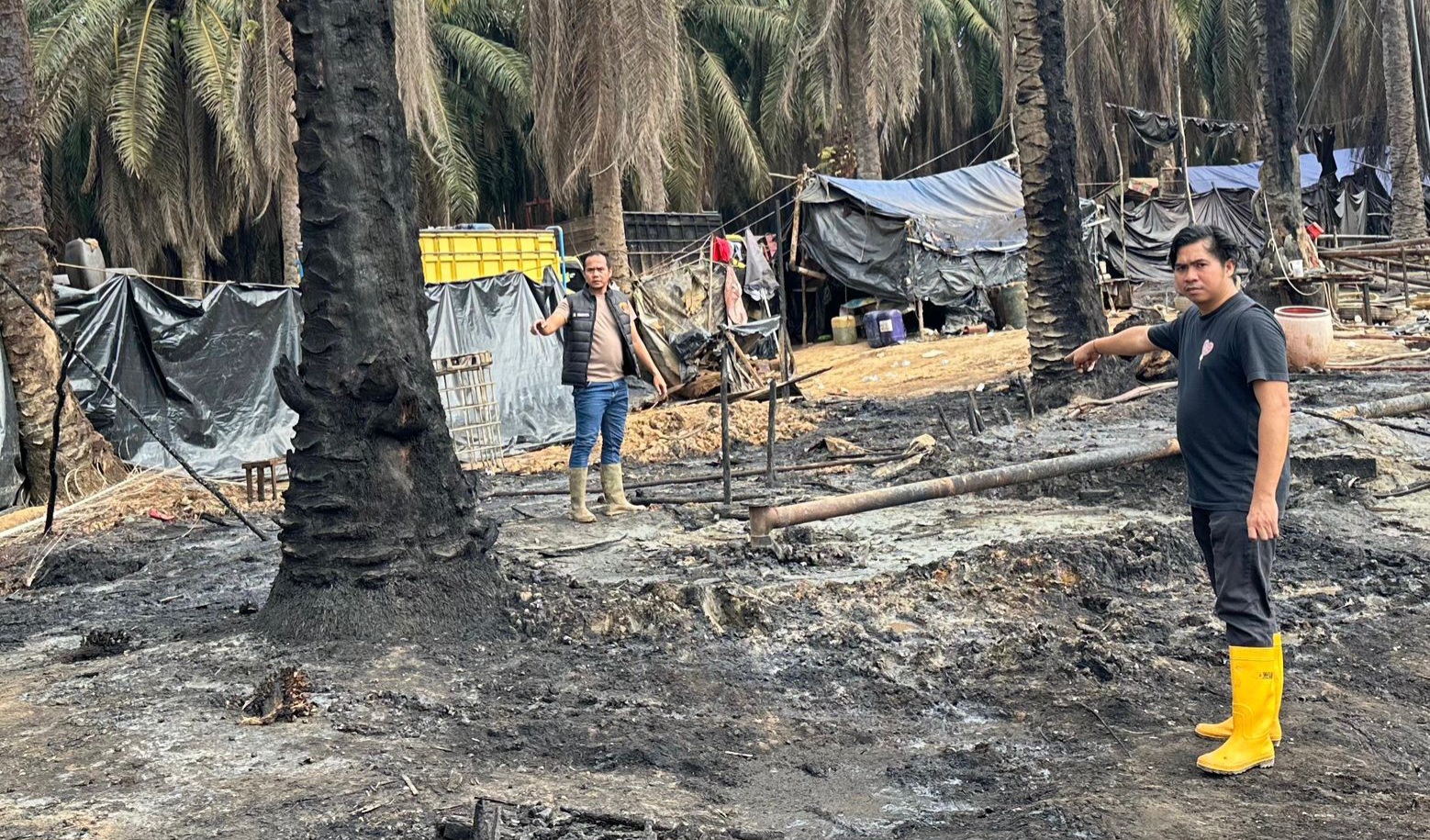 Kebakaran Sumur Minyak Ilegal di Muba, Polisi Telusuri Pemiliknya