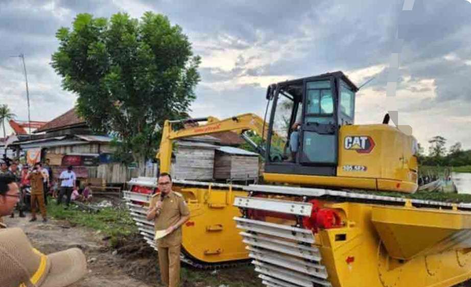 Mantap, Minimalisir Banjir, Pemkab Banyuasin Miliki Peralatan Ini