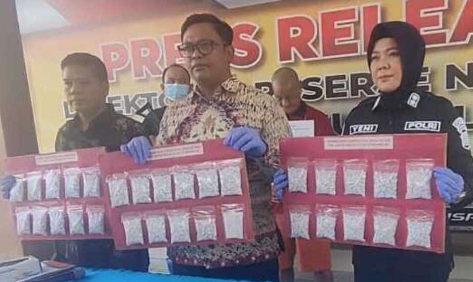 Narkoba Bernilai Miliaran Gagal Beredar, Timsus Ditnarkoba Polda Sumsel Amankan Kurir Jaringan Internasional