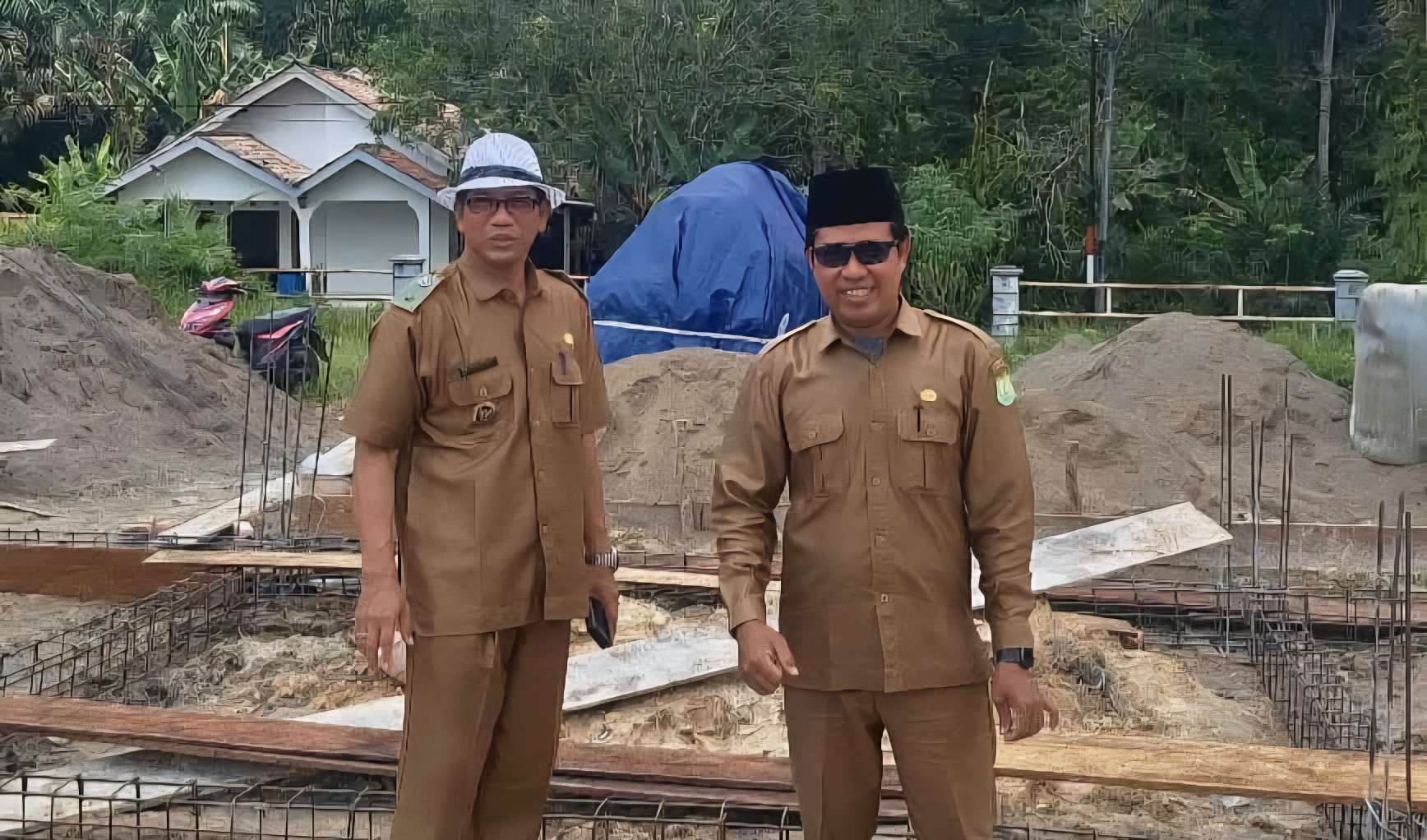 Lapangan Sepak Bola Desa Bumi Kencana Dapat Sentuhan Baru, Pemkab Muba Bangun Tribun Penonton