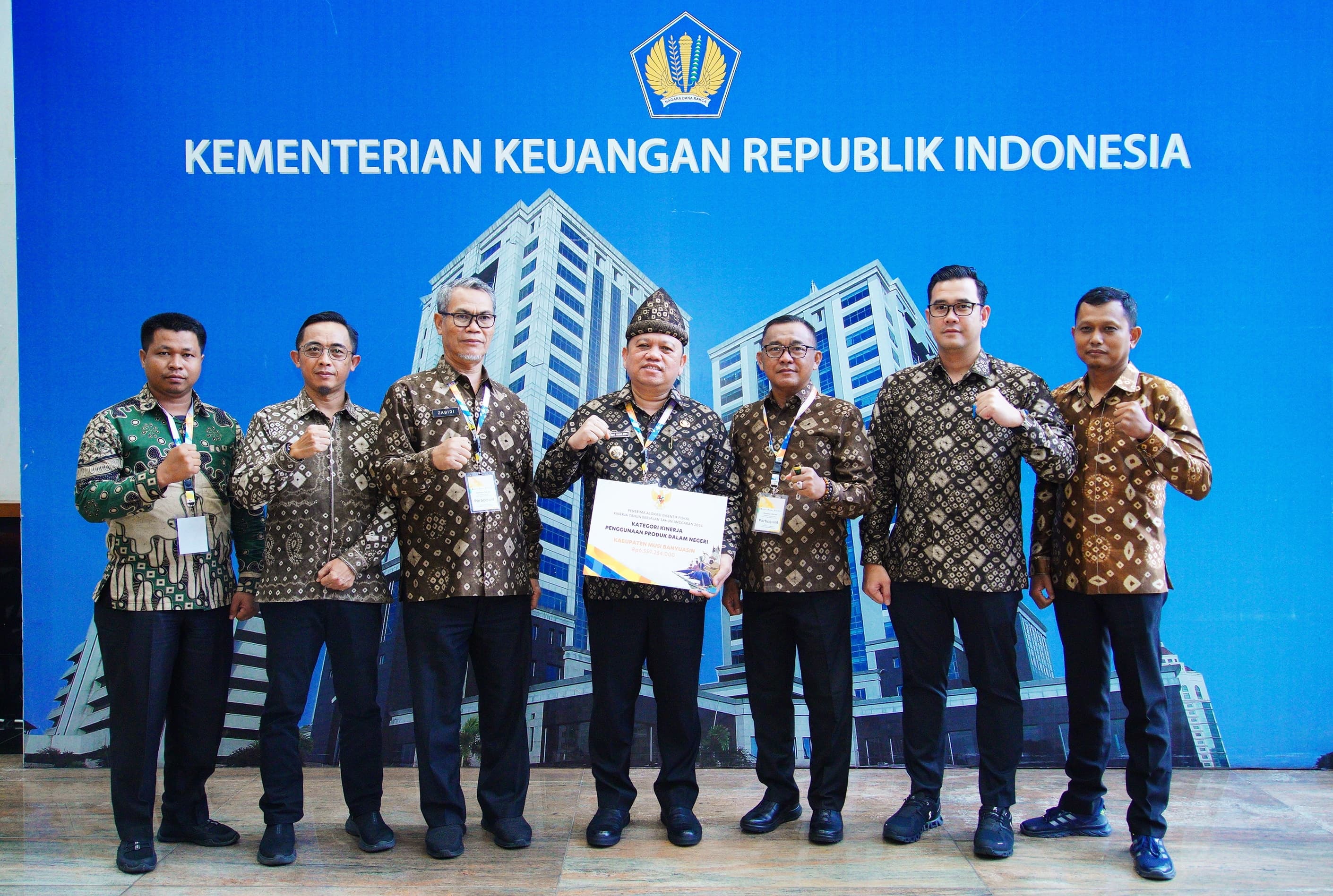 Pemkab Muba Raih Reward Miliaran Rupiah untuk Penggunaan Produk Dalam Negeri