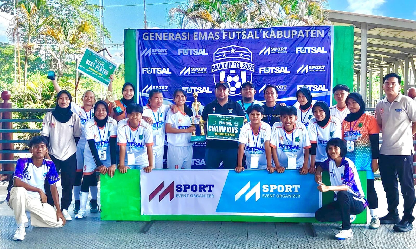 Panaskan Mesin Jelang Porprov, Tim Futsal Putri Muba Juara di Raja Cup FCL 2025
