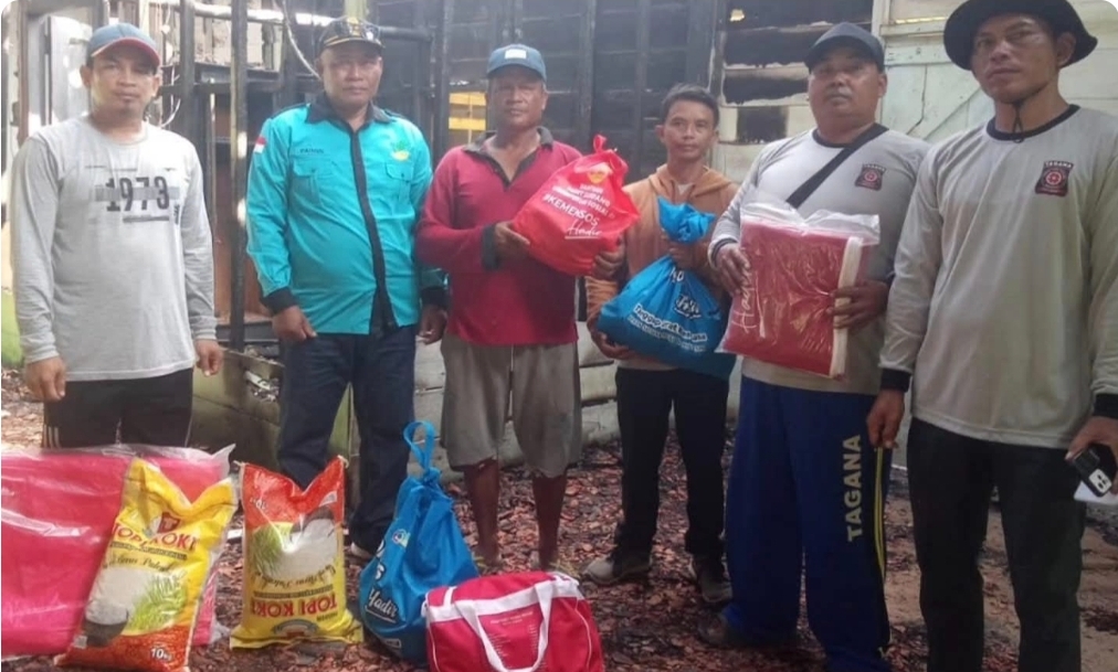 Pemkab Muba Salurkan Bantuan Tanggap Darurat untuk Korban Kebakaran di Desa Sukajadi