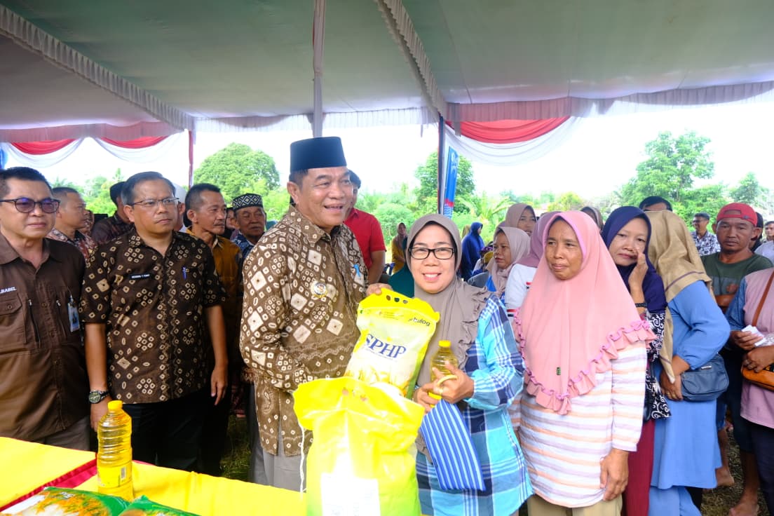 Operasi Pasar Murah Hadir di Plakat Tinggi, Pemkab Muba Subsidi Harga Demi Ringankan Beban Warga