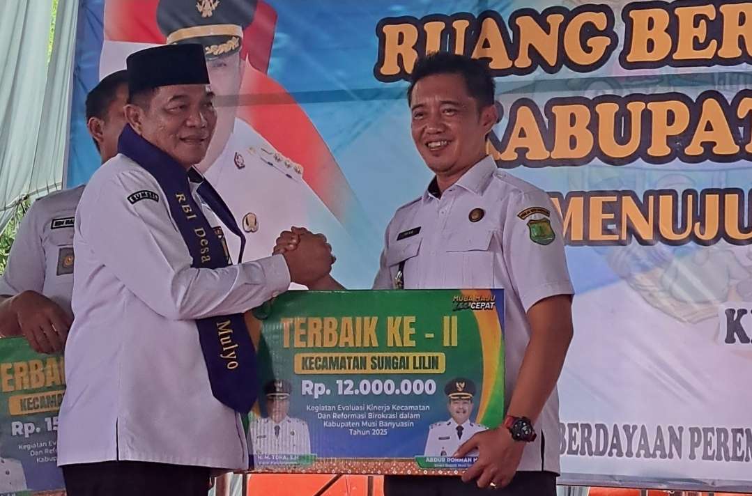Kecamatan Sungai Lilin Raih Peringkat Kedua Kinerja Terbaik Muba, Siap Kejar Posisi Puncak