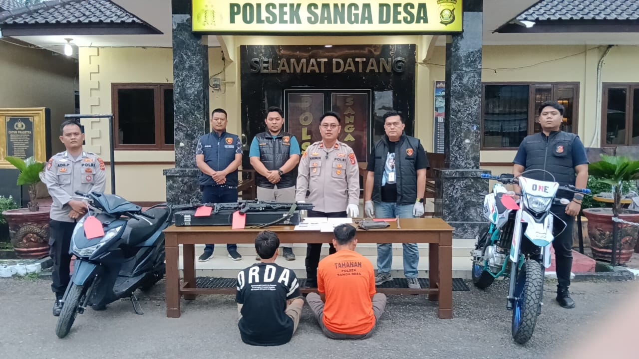 Bongkar Rumah di Tahun Baru, Duo Pencuri Diringkus Polsek Sanga Desa