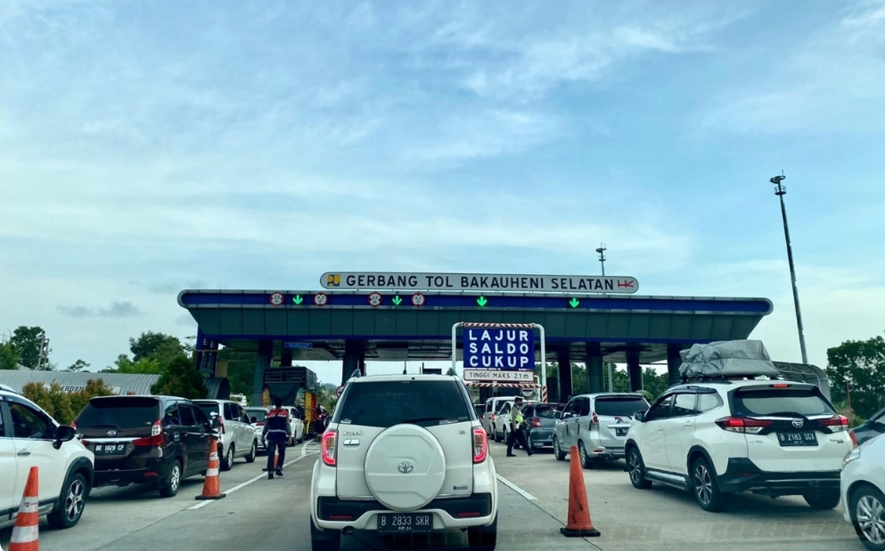 Meningkat 75 Persen Dibandingkan Hari Biasa, Inilah Jumlah Kendaraan Lintasi Tol Trans Sumatera dimomen Mudik