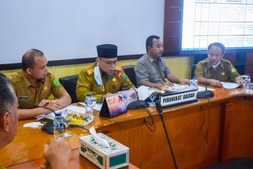 TAPD Muba dan Banmus Sepakati Jadwal Pembahasan R-APBD Perubahan TA 2022