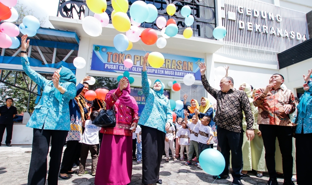 TP PKK Muba Launching Rumah Cinta dan Toko PKK 