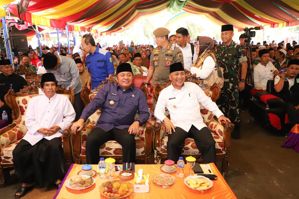 Gubernur & PJ Bupati Muba Hadiri Haflah Akhirussanah di Ponpes Darussa'adah Pinang Banjar