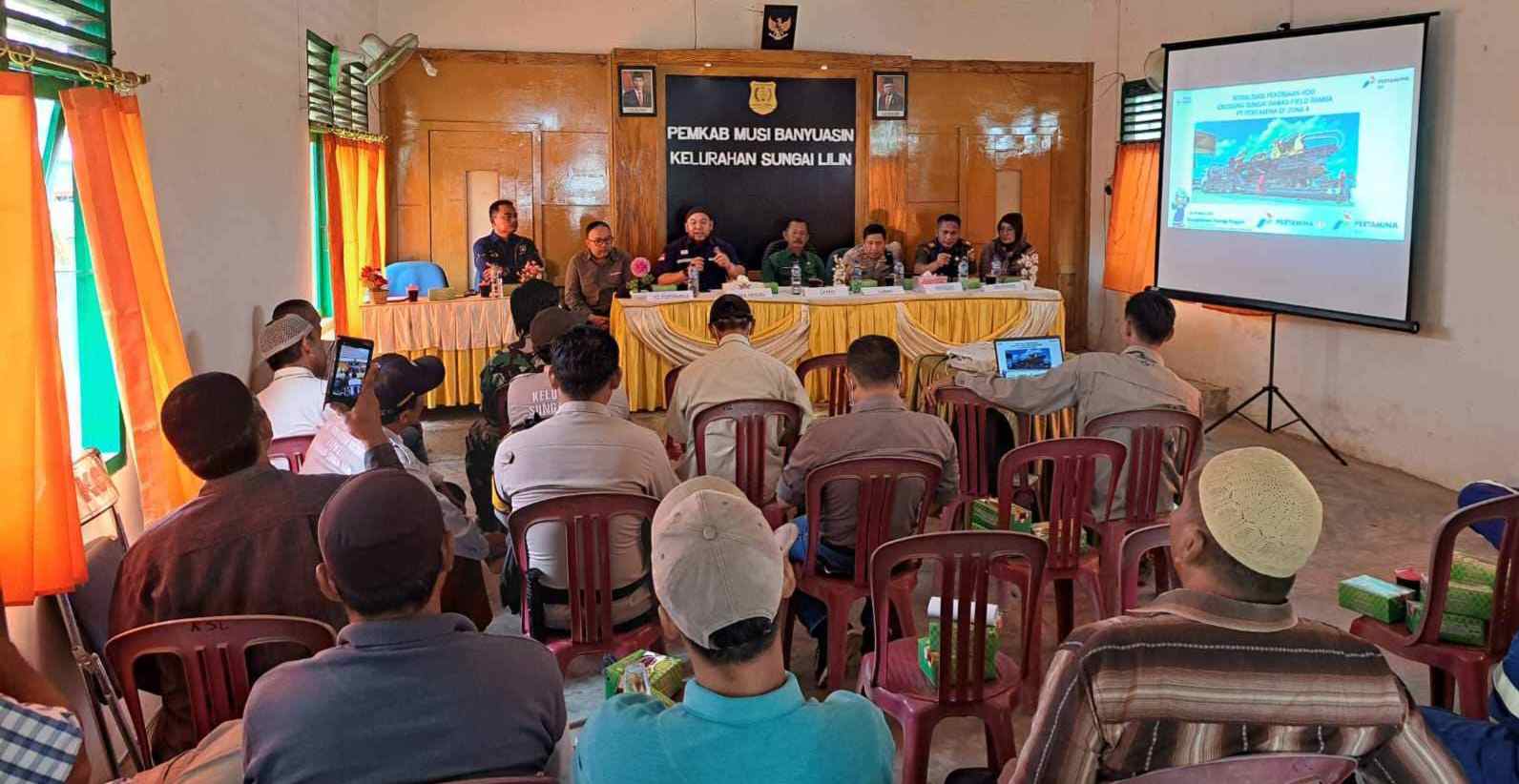 Pertamina EP Ramba Field Gelar Sosialisasi, Peremajaan Instalasi Listrik di Kelurahan Sungai Lilin