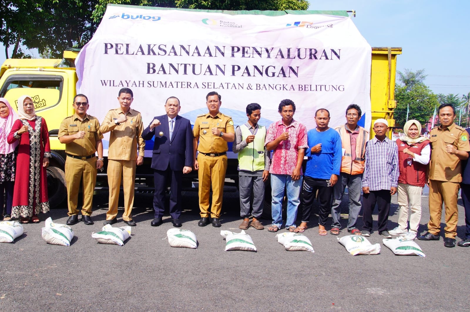 Pj Bupati Muba Pastikan Penyaluran Bantuan Beras Berjalan Lancar dan Tepat Sasaran