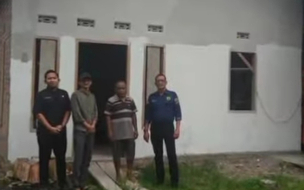 Rumah Reyot Berubah Jadi Hunian Nyaman, Warga Sukajaya Bahagia Disentuh Program RTLH Muba