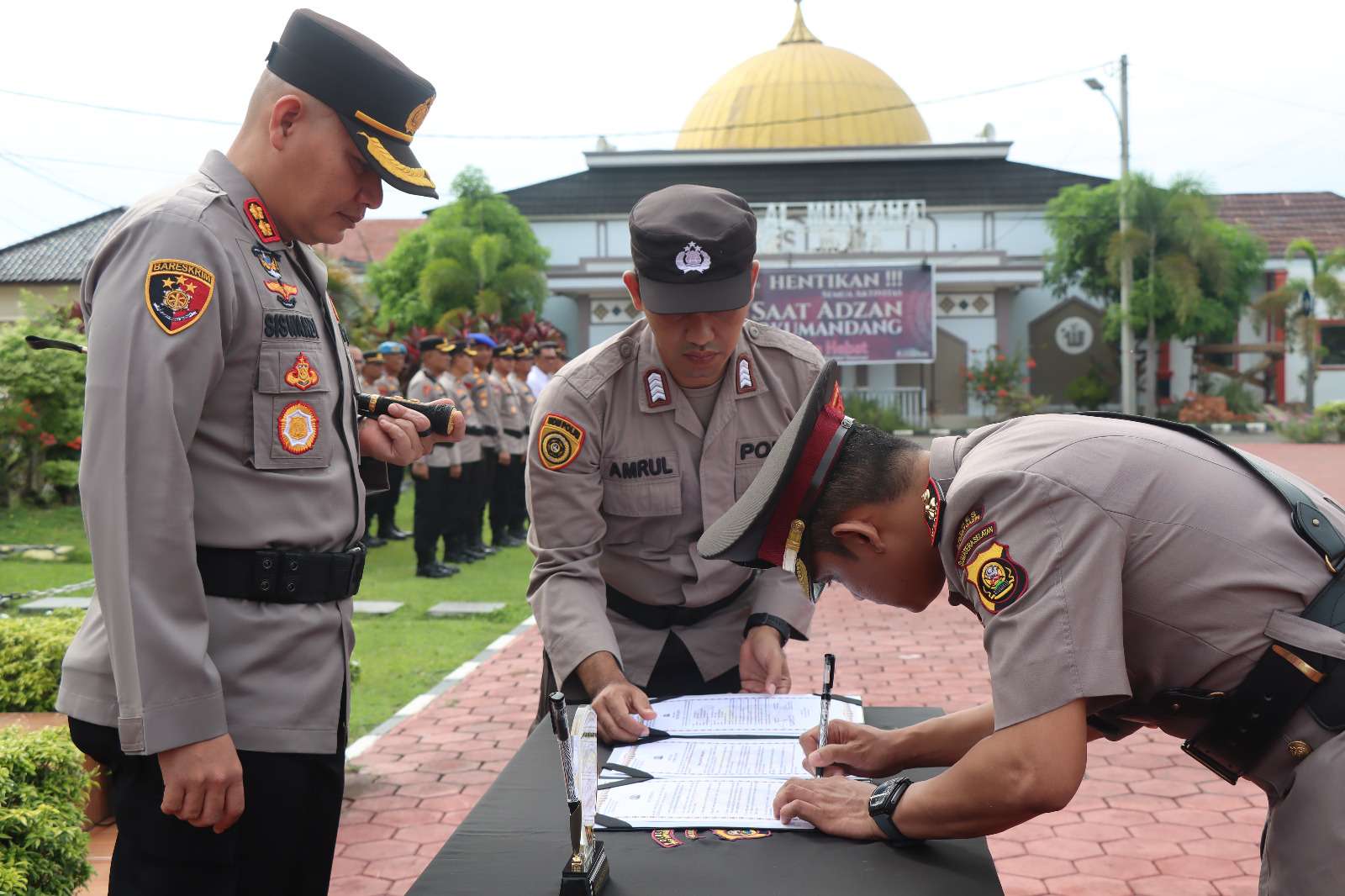 Kapolres Pimpin Sartijab Wakpolres Musi Banyuasin