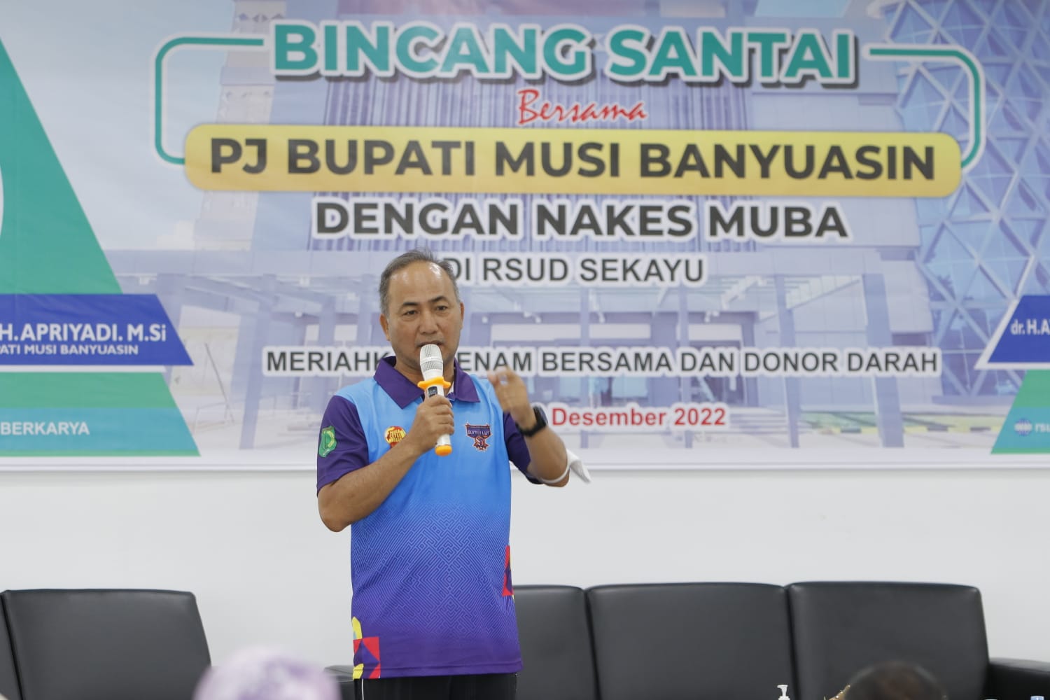 Bincang Santai Bersama Nakes, Pj Bupati Muba Berikan Motivasi Tingkatkan Layanan