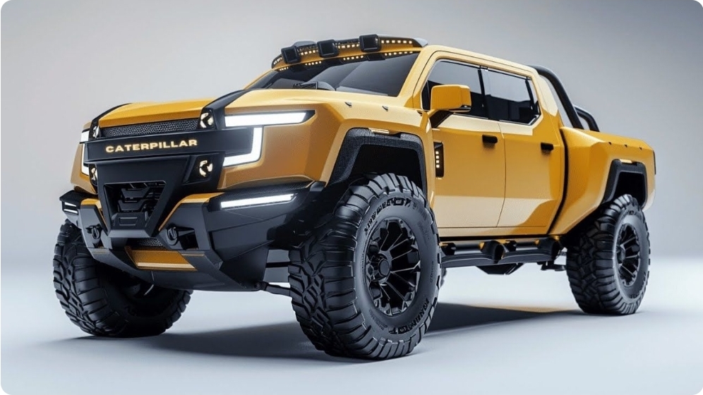 Caterpillar Pickup 'Gajah' Bermesin Turbo Diesel 650 HP!  ​