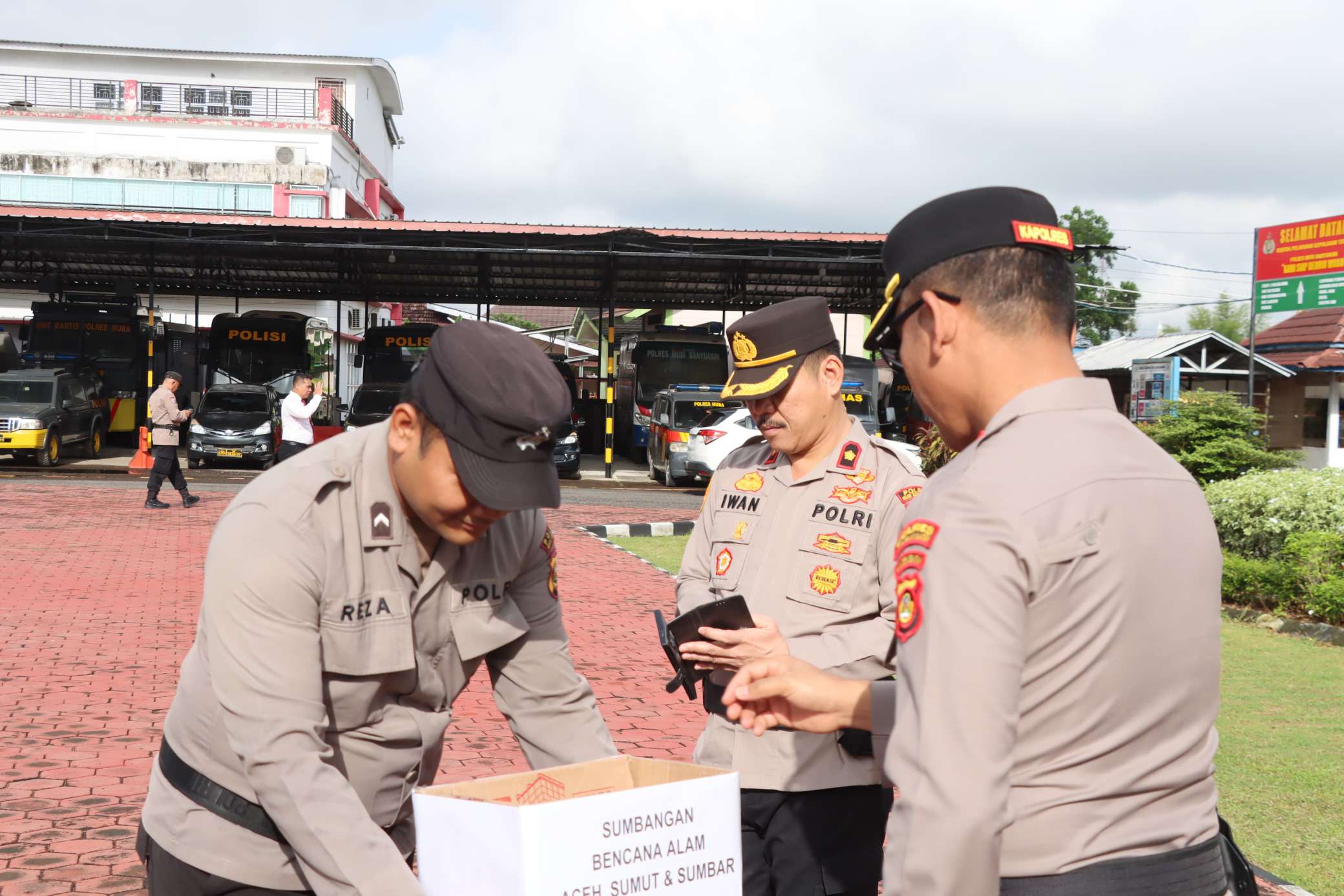 Polres Muba Galang Donasi untuk Korban Banjir Nasional, Terkumpul Rp13 Juta dari Personel