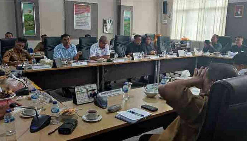 Terkait Penutupan Sungai Oleh PT GPI di Desa Karang Anyar, Komisi II DPRD Muba Gelar Rapat, Berikut Hasilnya