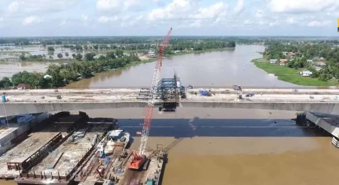 Membelah Sungai Musi, Jembatan Tol di Kota Palembang Ini Jadi yang Terpanjang