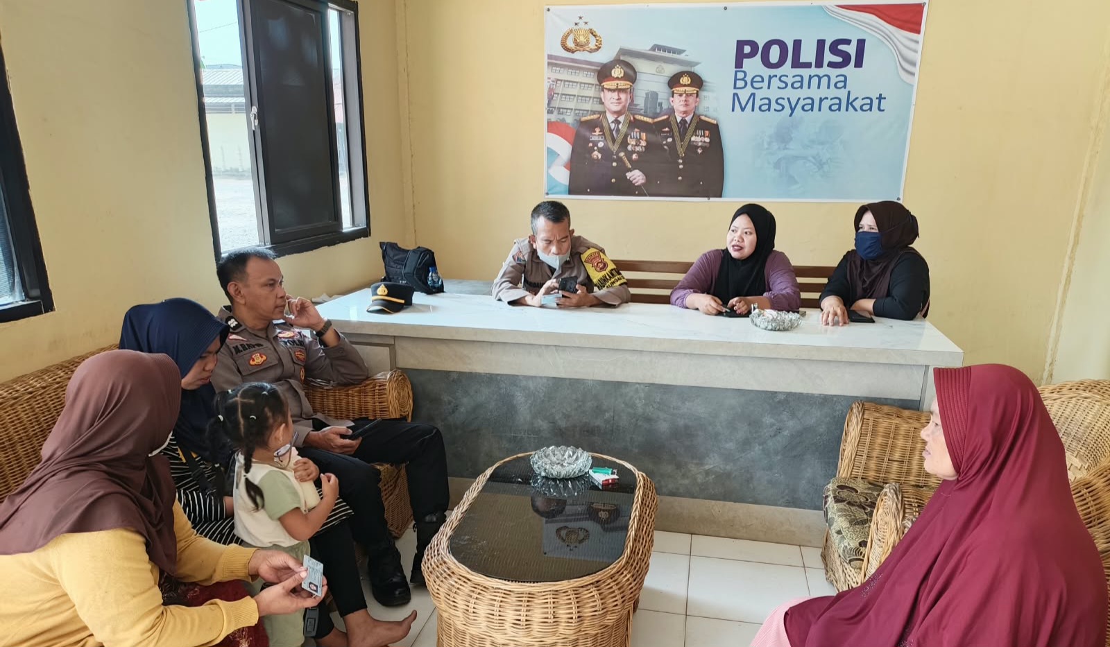 Bantu Warga Akses Bansos, Polsek Sungai Lilin Gelar Pendataan Perlinsos