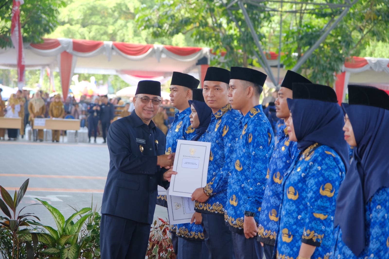 Ratusan Guru di Muba Lega dan Bahagia, Usai Dilantik PJ Bupati Serta Terima SK PPPK 