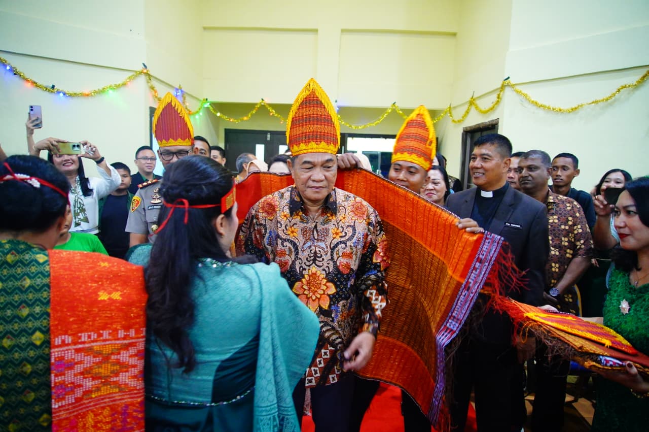 Bupati Muba Hadiri Perayaan Natal GPIN 2025, Tegaskan Komitmen Toleransi dan Dukungan Rumah Ibadah