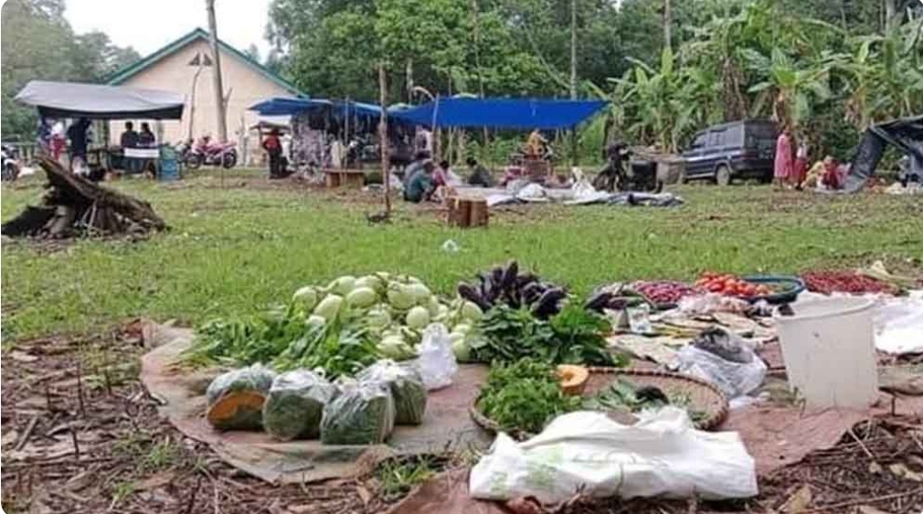 Pasar Kalangan Desa Keban II Semakin Ramai, Omset Pedagang Meningkat