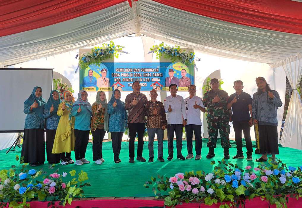 Desa Cinta Damai, Wakili Kecamatan Sungai Lilin Lomba PHBS Tingkat Kabupaten