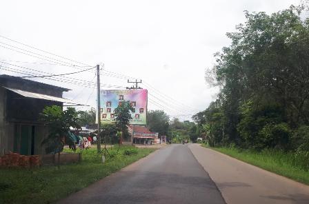 Persimpangan Desa Bailangu   Minim Rambu Lalin 
